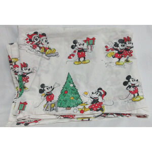 POTTERY BARN KIDS Disney Mickey Mouse Twin Fitted/Flat Sheets Pre-Owned 66"x96"